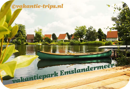 vakantiepark Emslandermeer bij Vlagtwedde in Oost Groningen